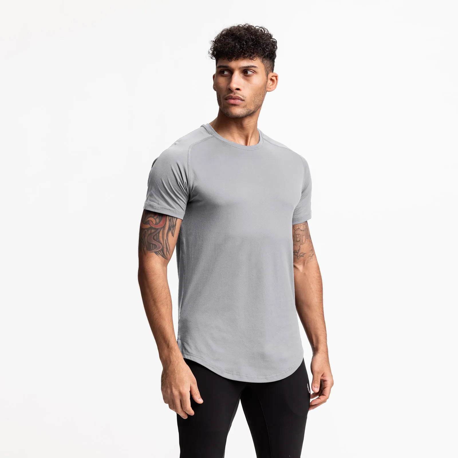 0557. 3D-Lite® Established Tee - Light Grey (OG)