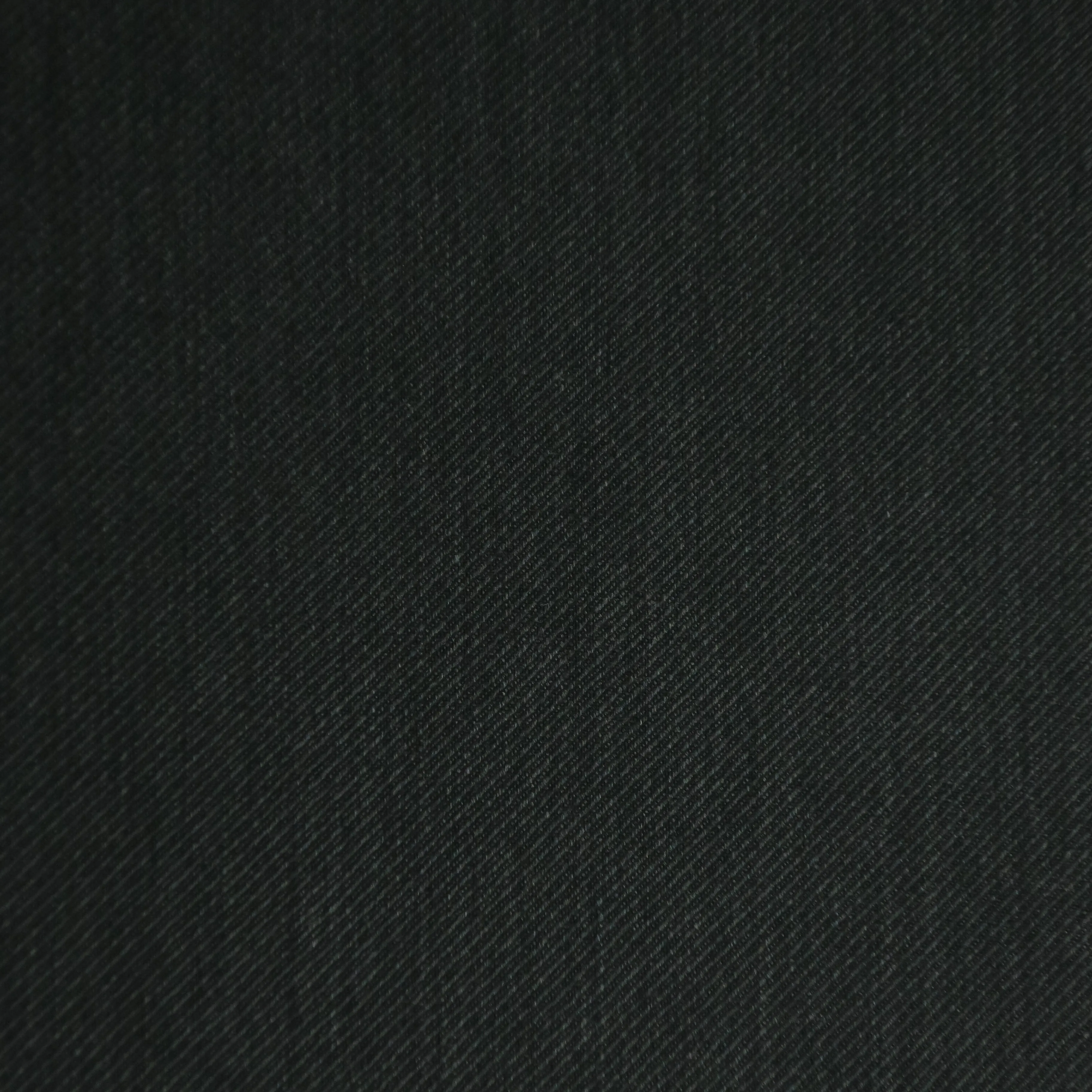 1.75 YDS Black Charcoal Plain 100% Wool Super 130's Loro Piana Fabric