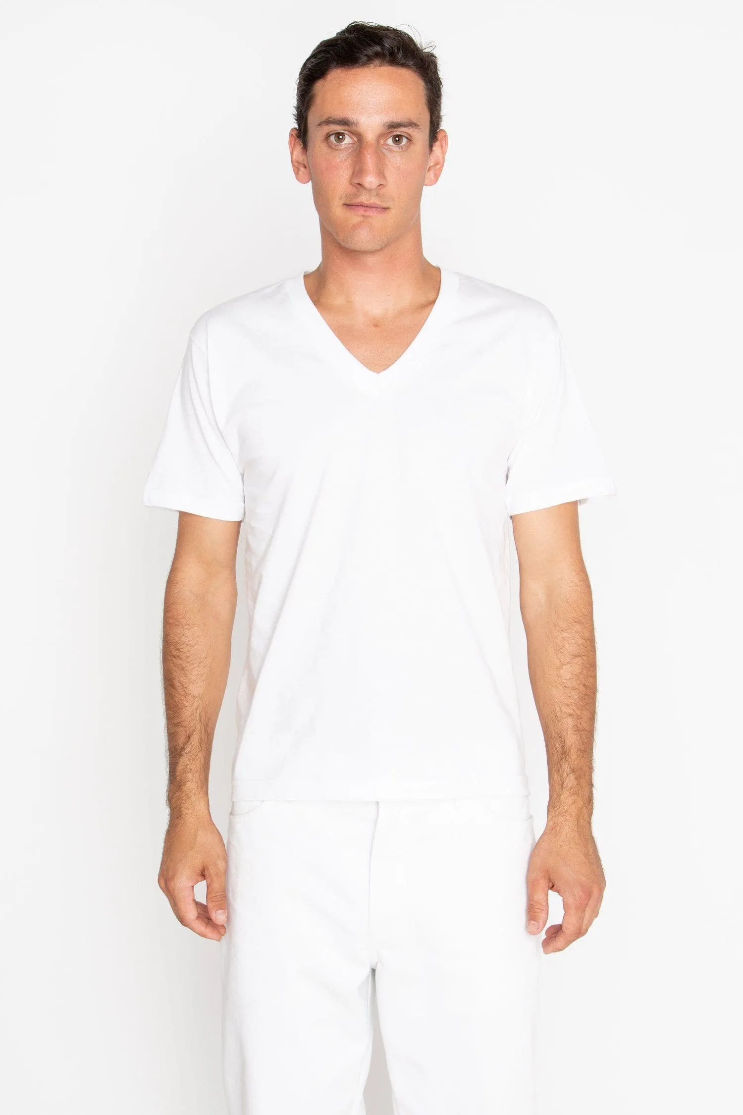 24056 - Fine Jersey V-Neck T-Shirt