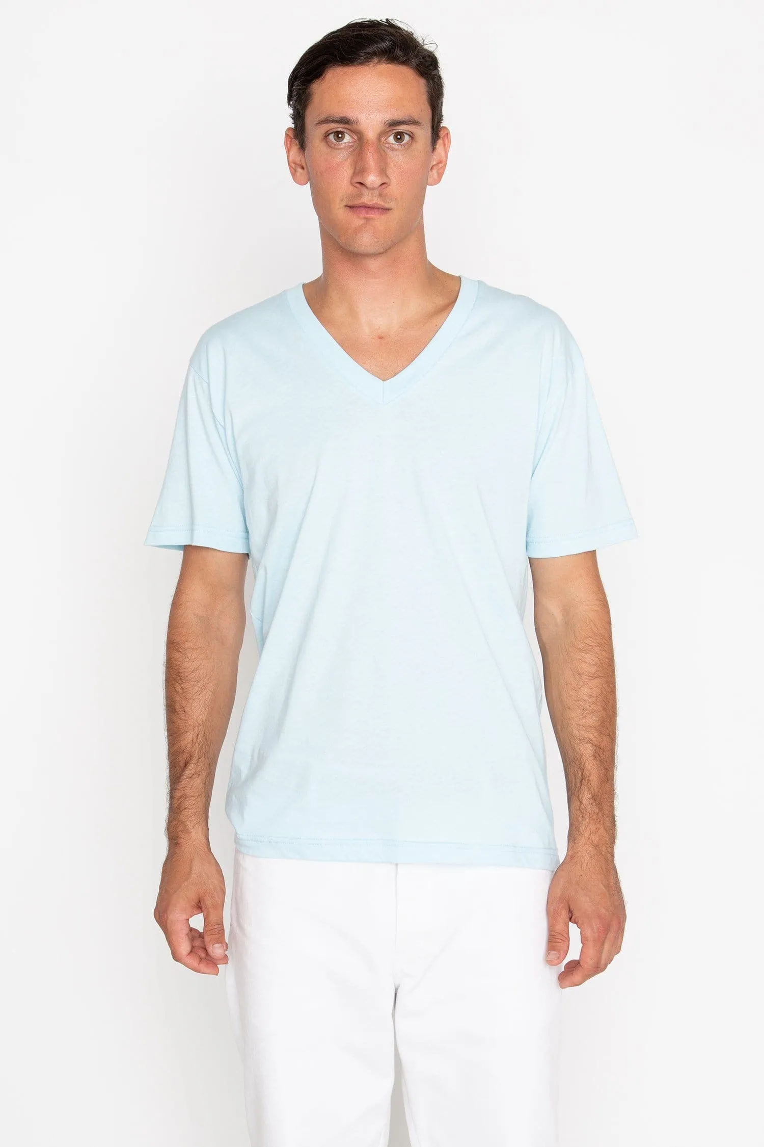 24056 - Fine Jersey V-Neck T-Shirt