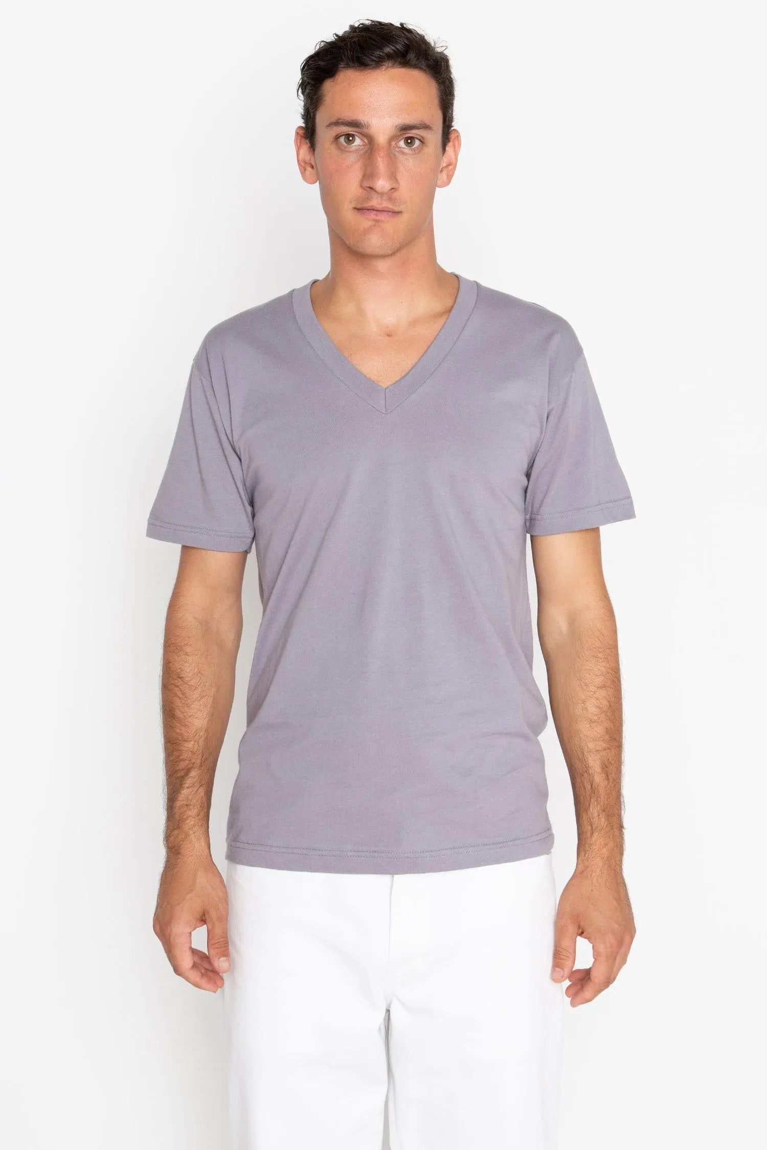 24056 - Fine Jersey V-Neck T-Shirt