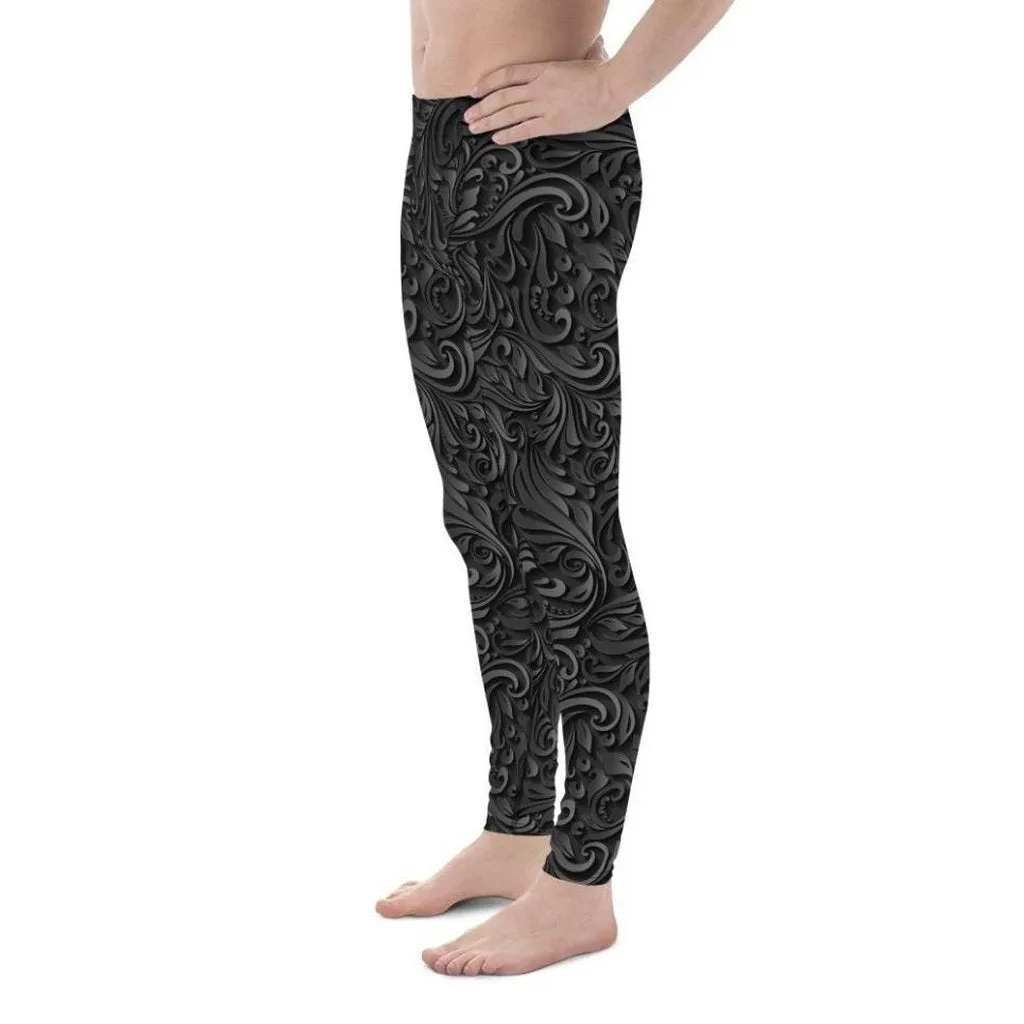 3D Art Deco Men's Leggings