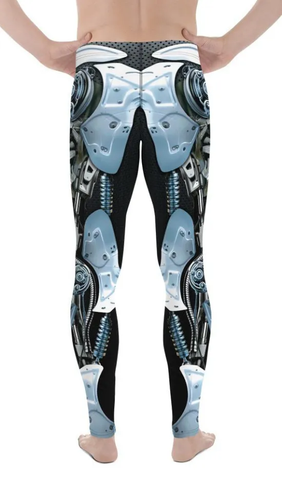 3D Robotic Men's Leggings