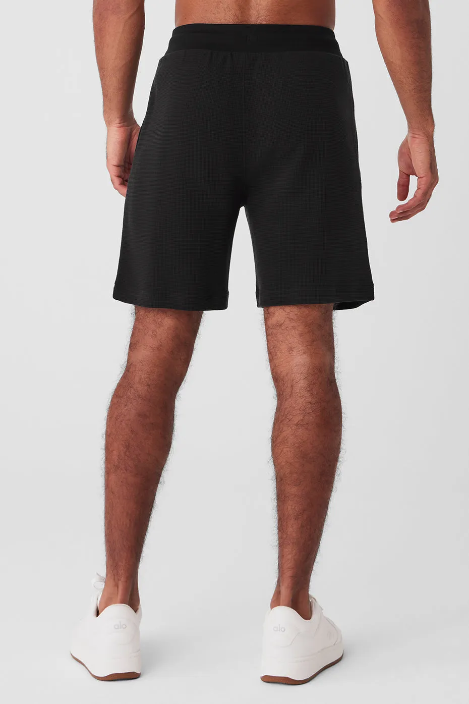 7 Micro Waffle Fast Break Short - Black