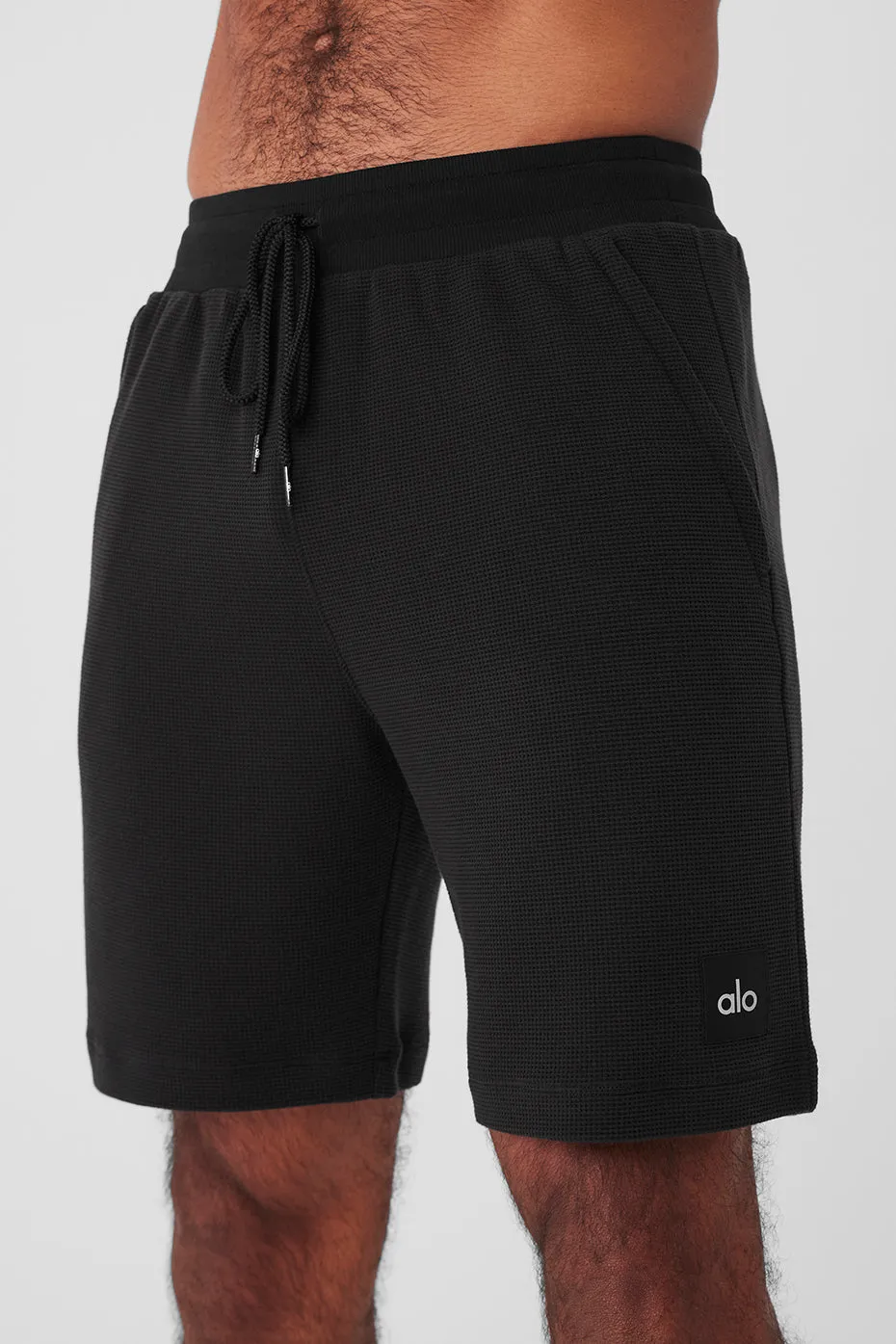 7 Micro Waffle Fast Break Short - Black