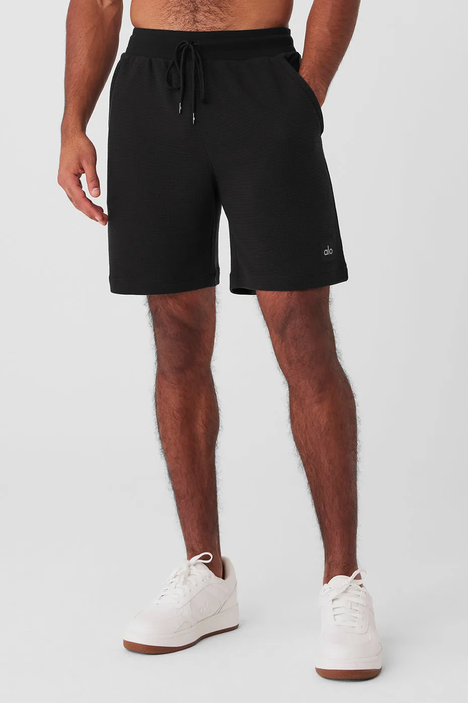 7 Micro Waffle Fast Break Short - Black