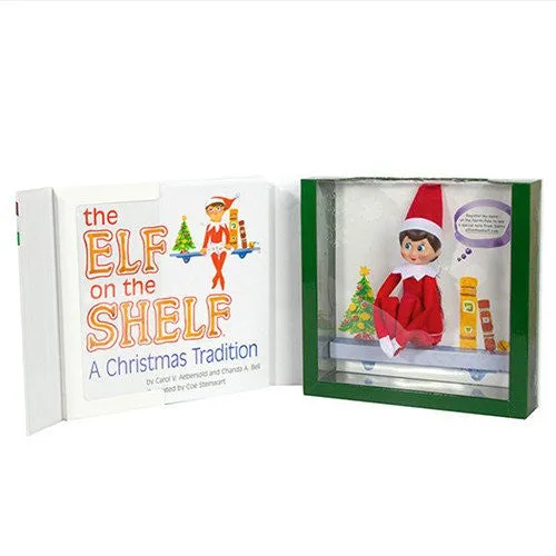 A Christmas Tradition Book With Light Skin Tone Girl Elf