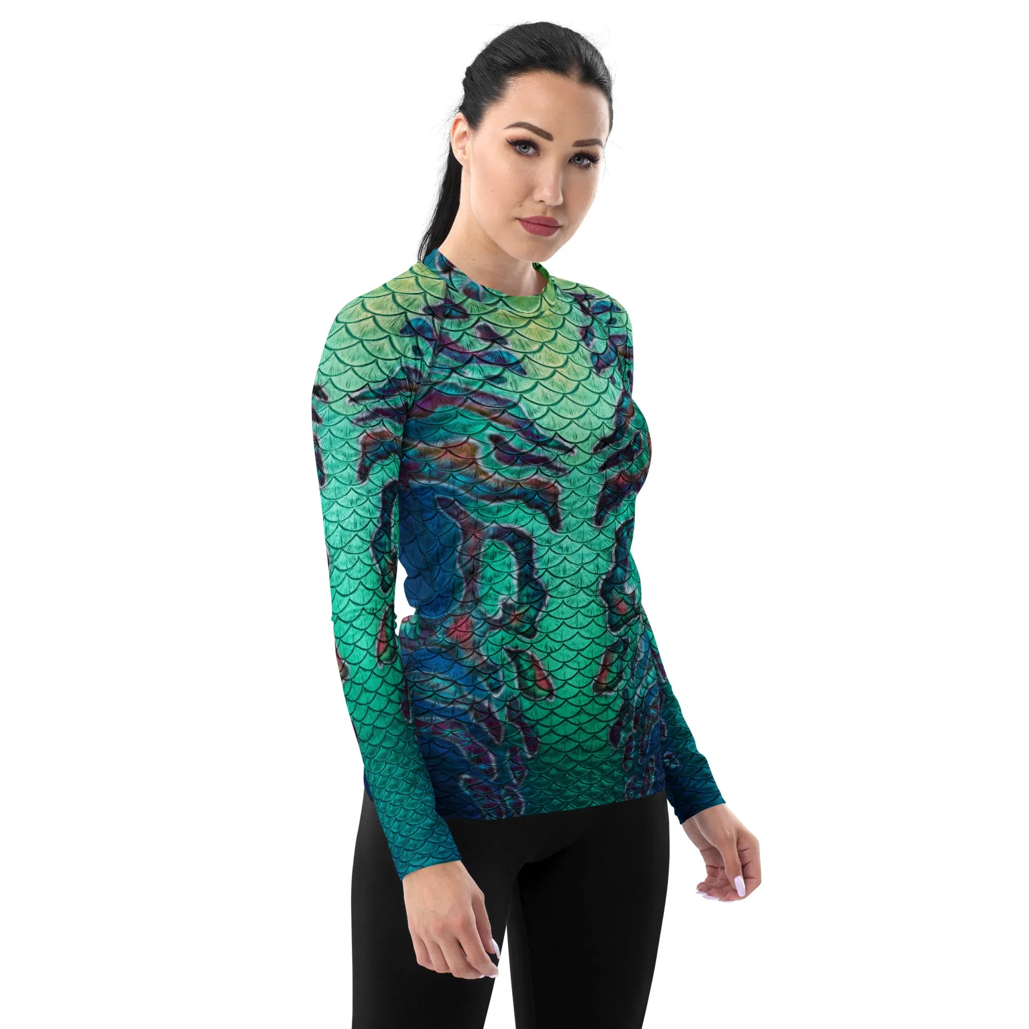 Abalone Abyss Fitted Rash Guard