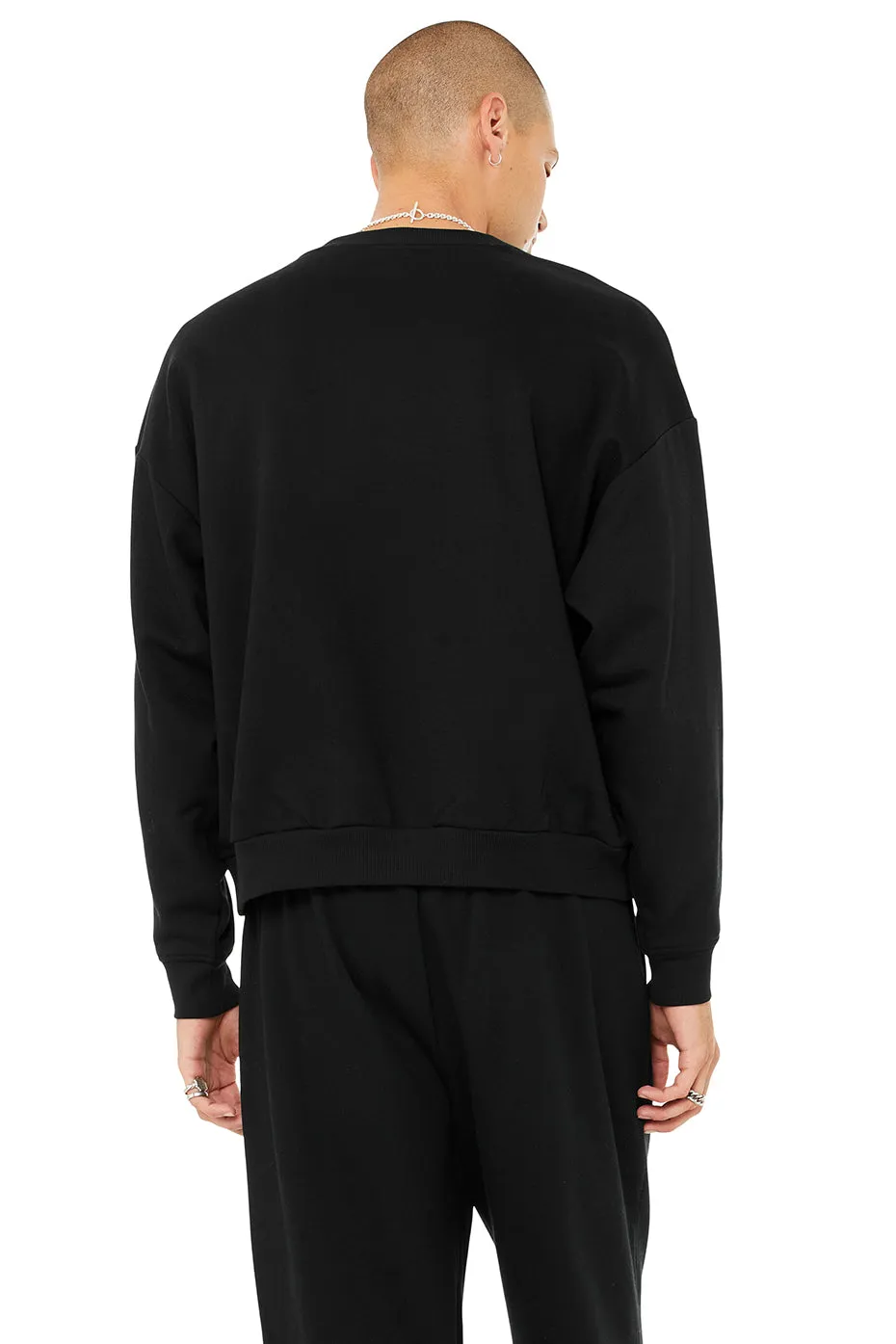 Accolade Crew Neck Pullover - Black