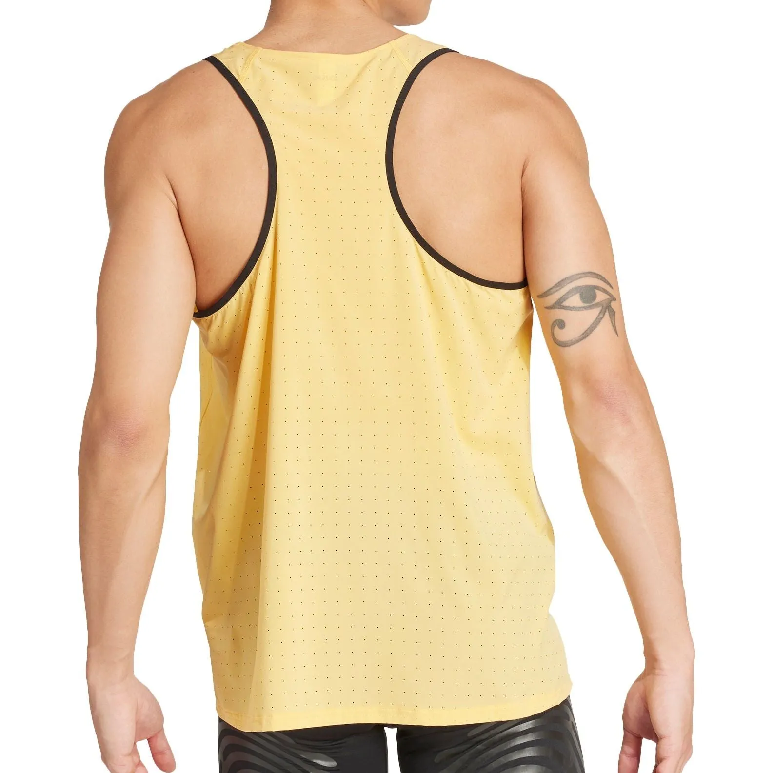 adidas Adizero Mens Running Vest - Yellow