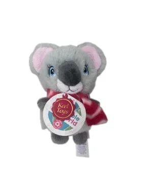 Adoptable World 10cm Mini Xmas Soft Plush Toy 3y  - Koala