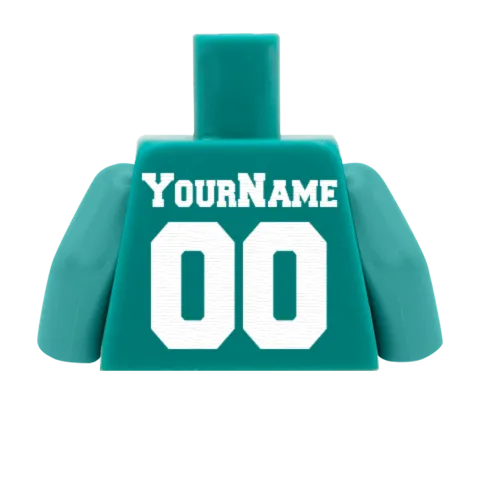 AFC American Football Jerseys - Custom Design Minifigure Torso