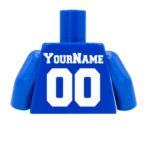 AFC American Football Jerseys - Custom Design Minifigure Torso