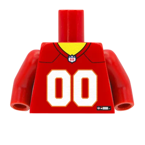 AFC American Football Jerseys - Custom Design Minifigure Torso