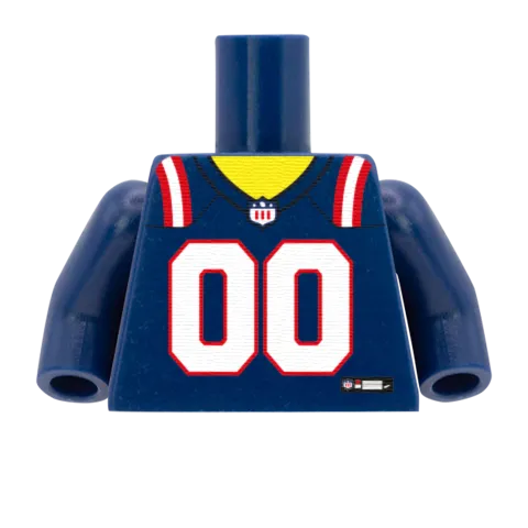 AFC American Football Jerseys - Custom Design Minifigure Torso