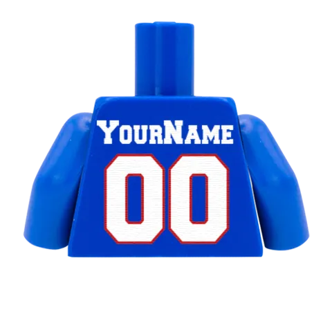 AFC American Football Jerseys - Custom Design Minifigure Torso