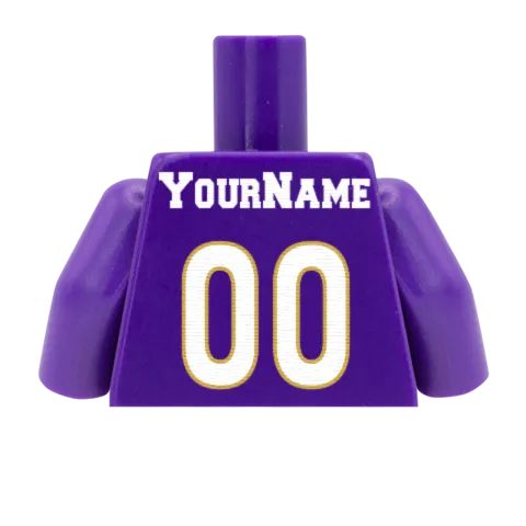 AFC American Football Jerseys - Custom Design Minifigure Torso