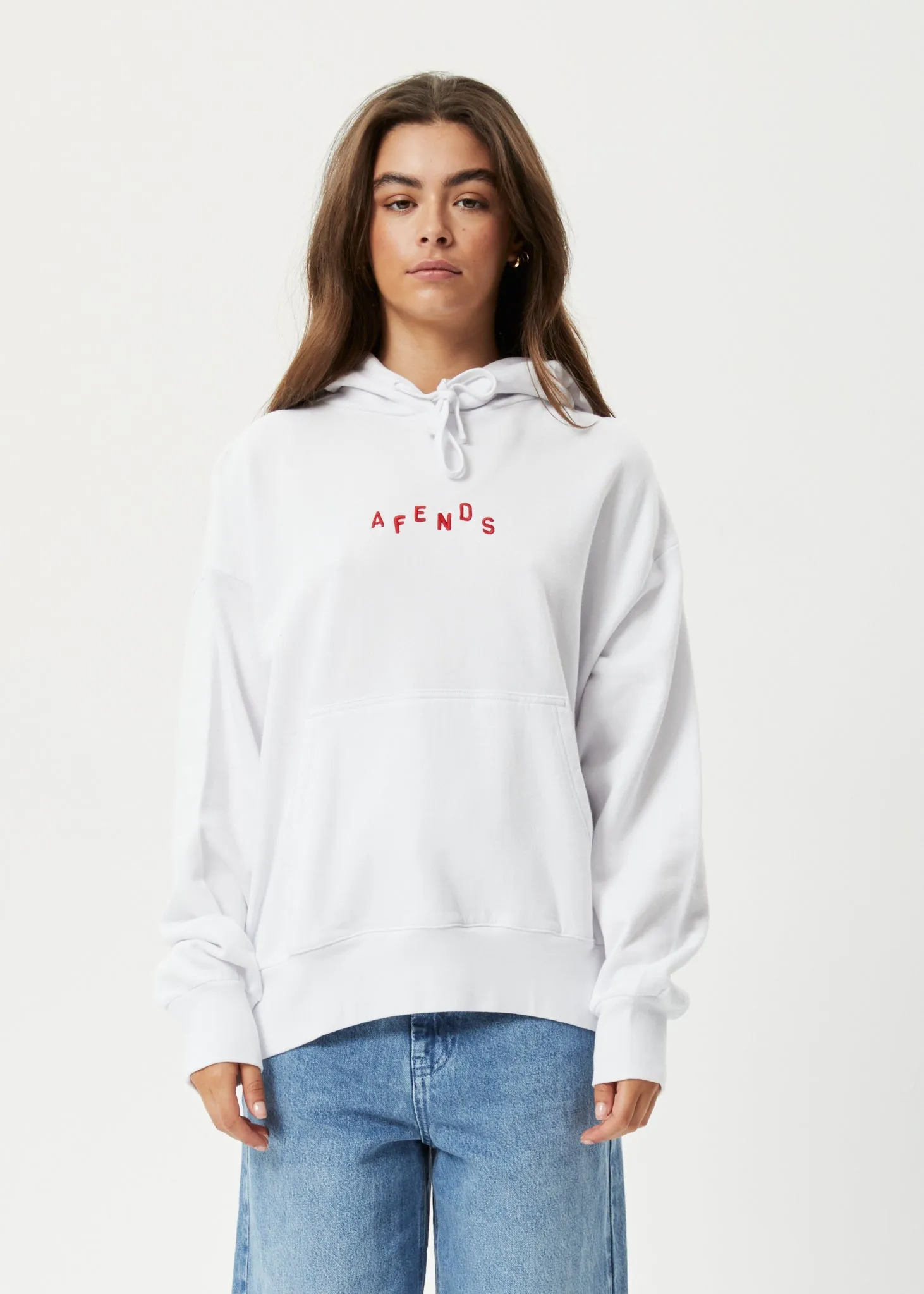 AFENDS Womens Kala - Hoodie - White