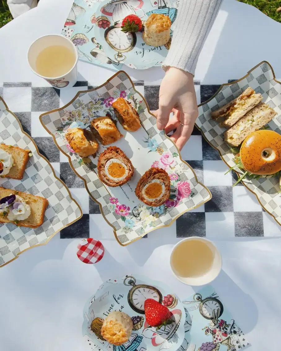 Alice in Wonderland Food Serving Platters {4 pack}