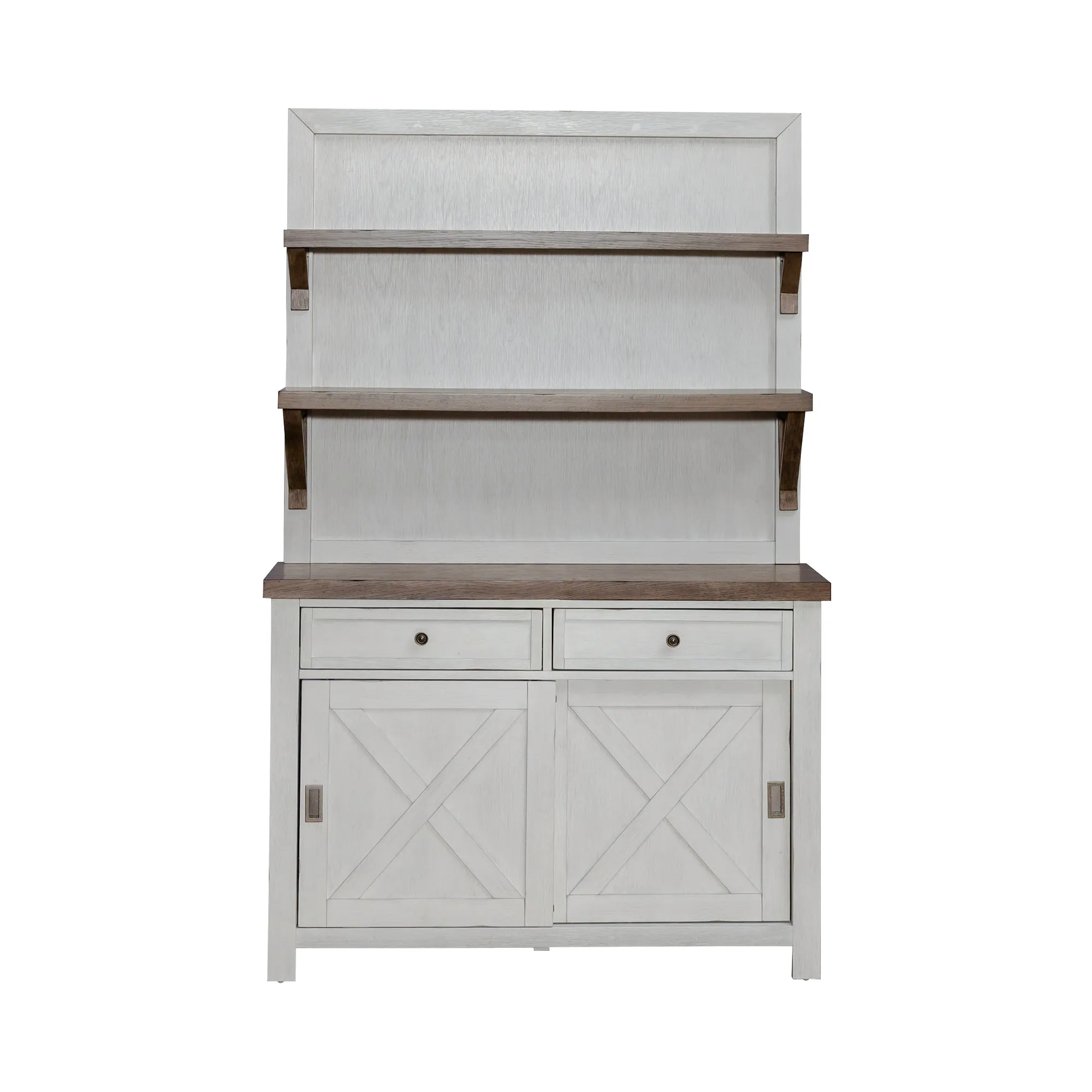 Amberly Oaks 462-CD-HB Hutch & Buffet