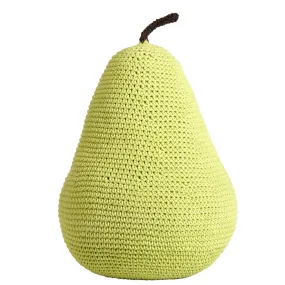 Anne-Claire Petit Pear Rattle Crochet-Bell Lime