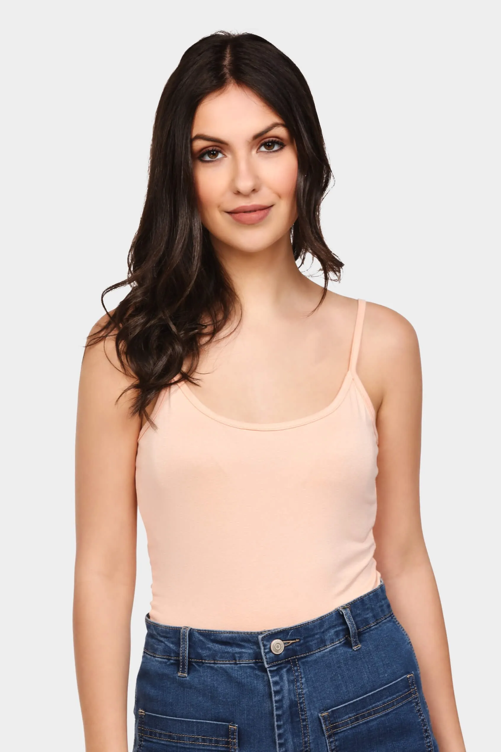 Apricot Basic Strappy Vest Top