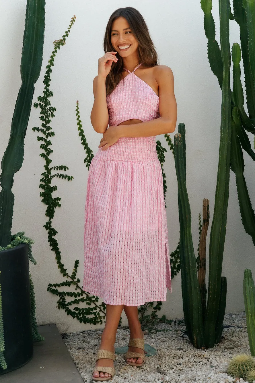 Aquila Maxi Dress Pink