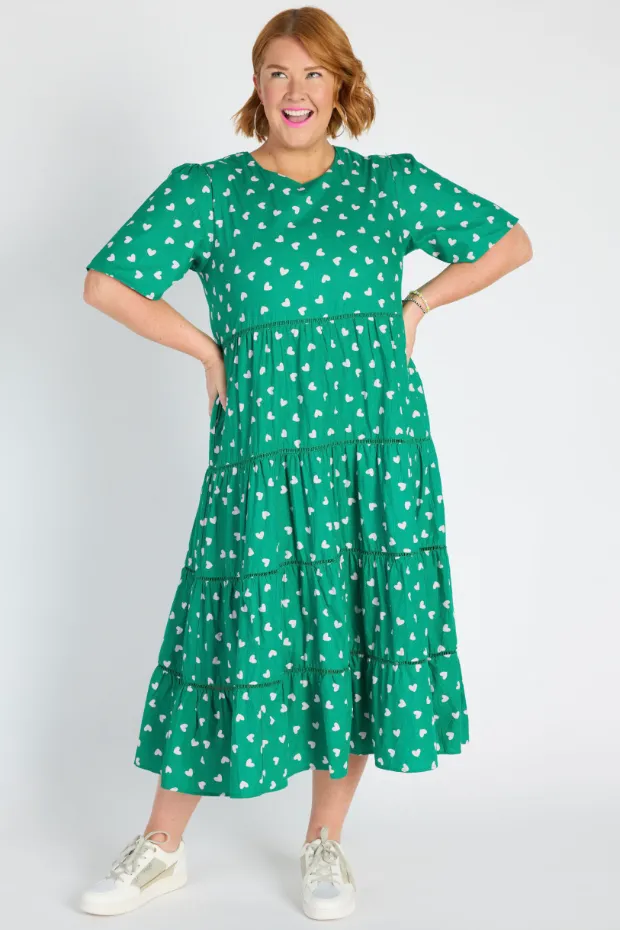 Aurelia Green Cupid Maxi Dress