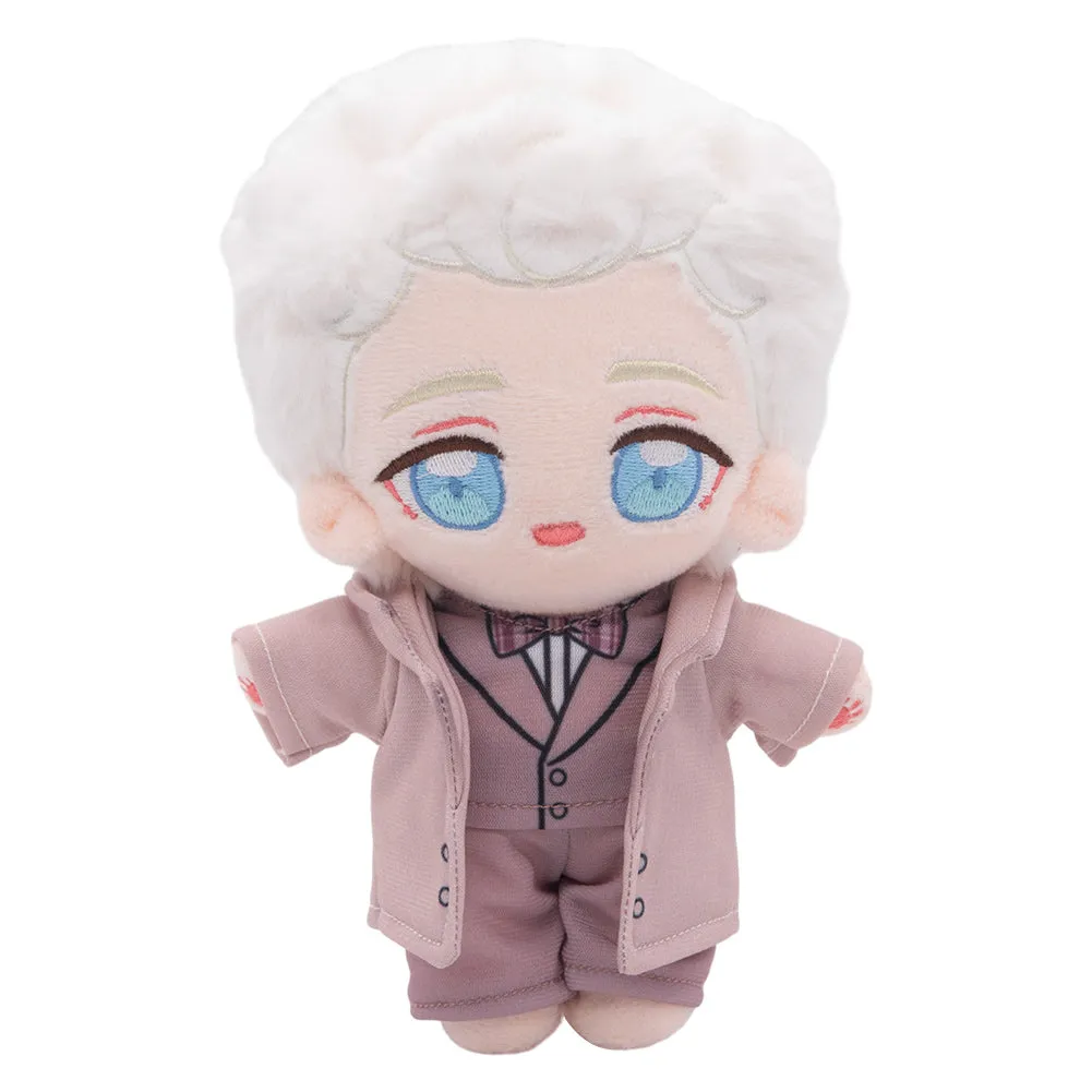 Aziraphale angle Cosplay Plush Toys Cartoon Soft Stuffed Dolls Mascot Birthday Xmas Gift