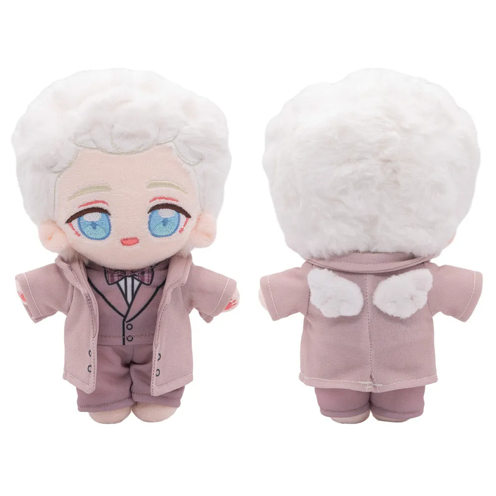 Aziraphale angle Cosplay Plush Toys Cartoon Soft Stuffed Dolls Mascot Birthday Xmas Gift