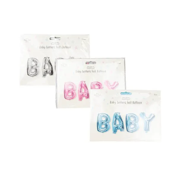 Baby Letters Foil Balloon 34cm