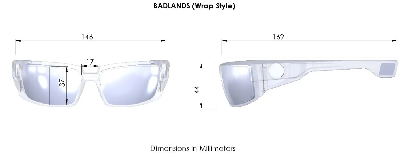 BADLANDS WRAP NEO-LOCK SUNGLASSES