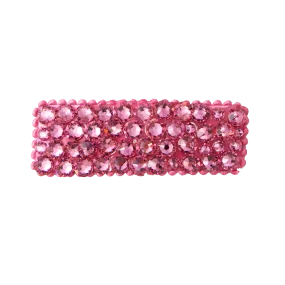 Bari Lynn Crystal Snap Clip - Rose