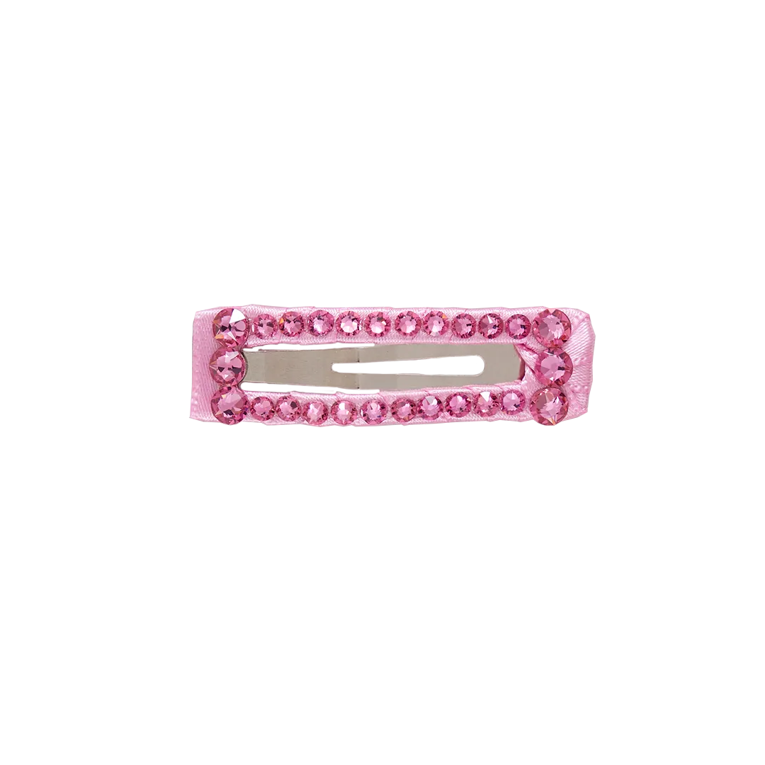 Bari Lynn Rectangle Clip - Rose