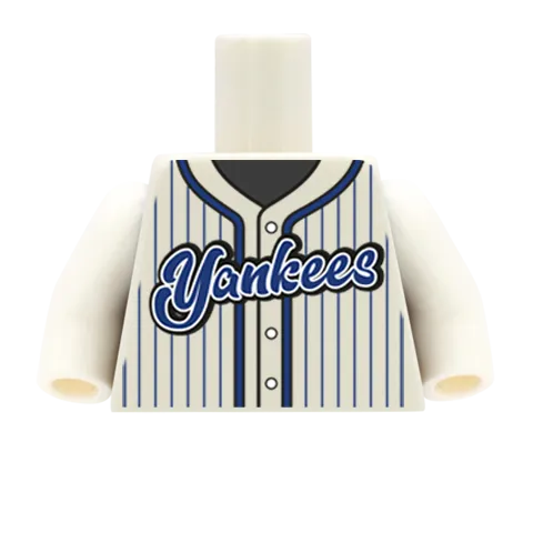 Baseball Shirt - Custom Design Minifigure Torso