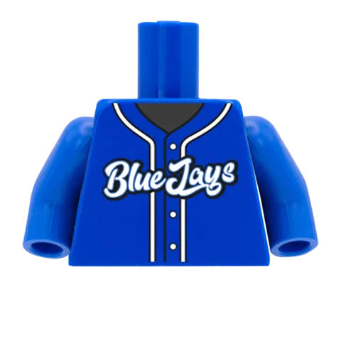 Baseball Shirt - Custom Design Minifigure Torso