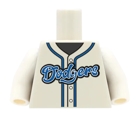 Baseball Shirt - Custom Design Minifigure Torso