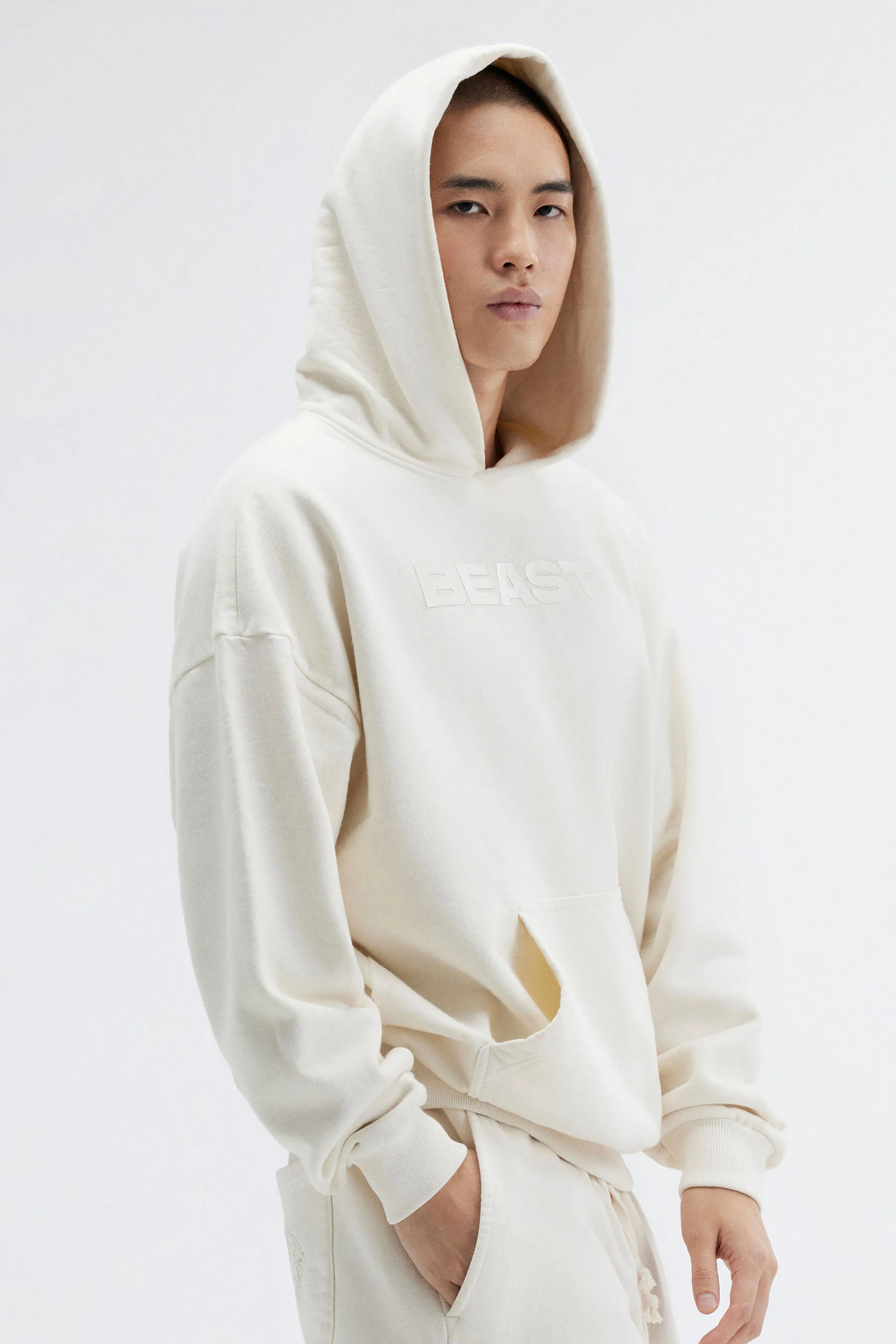 BEAST ORIGINALS HOODIE - OFF WHITE