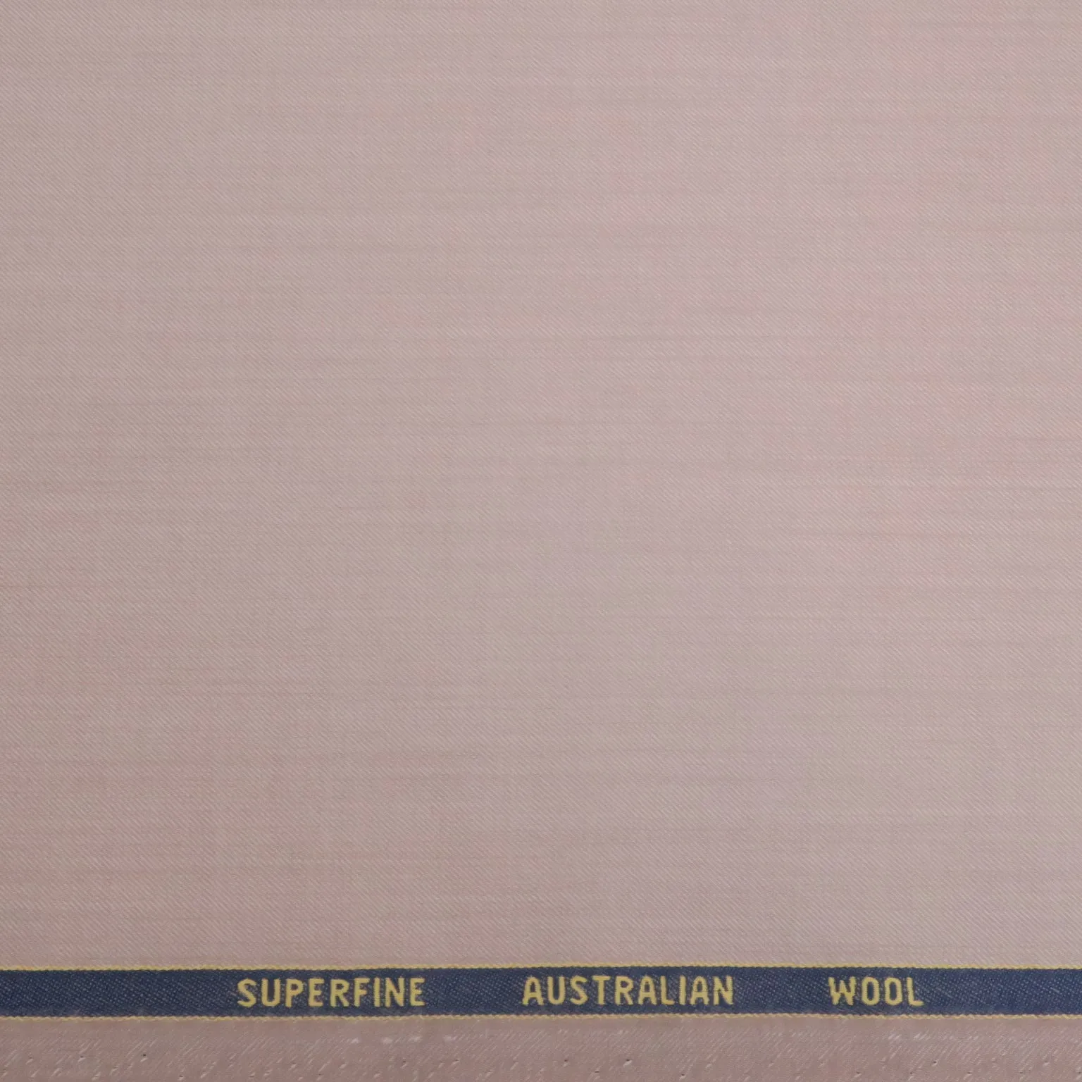 Beige Plain Solid 100% Superfine Australian Wool Ermenegildo Zegna Cloth Fabric