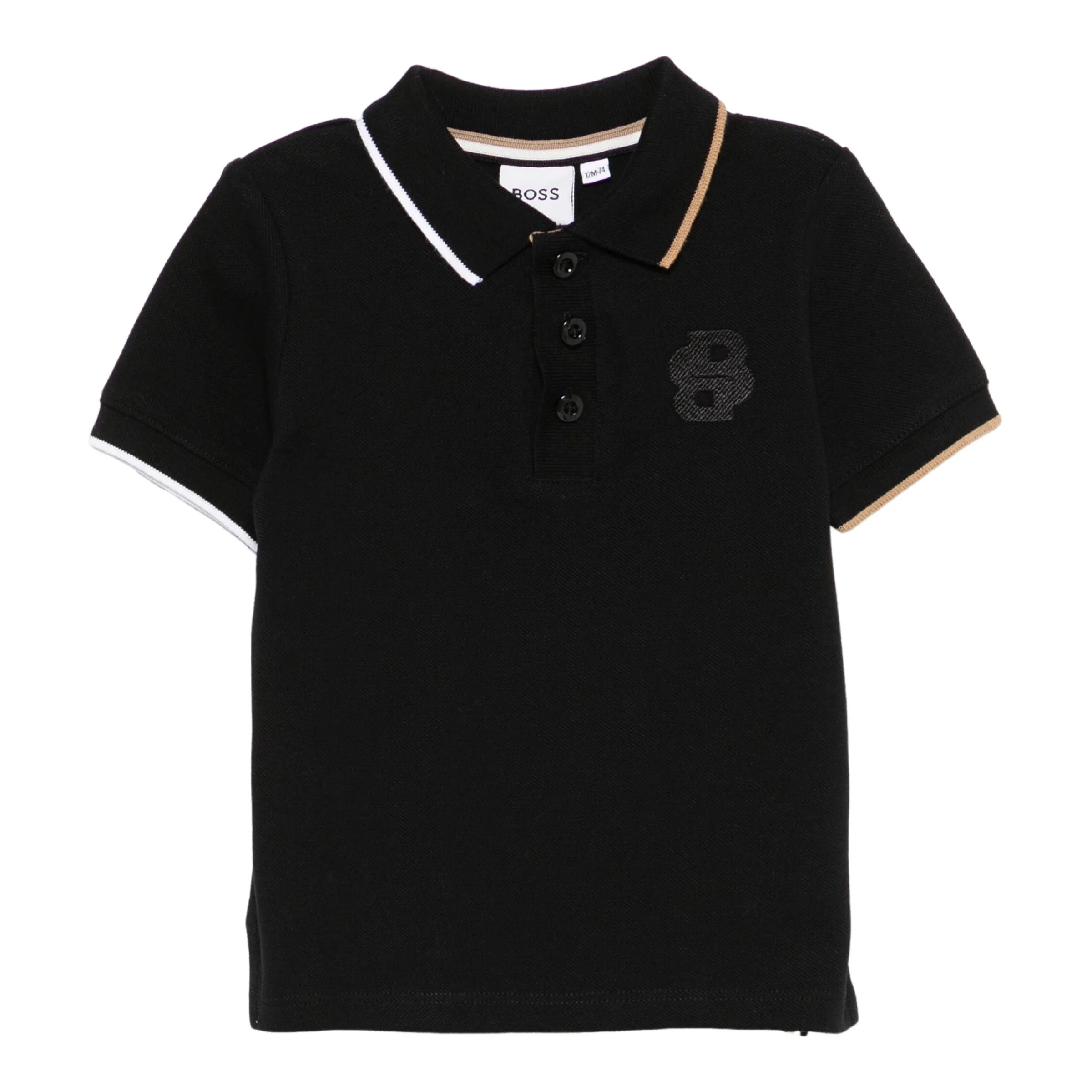 Black Logo Polo