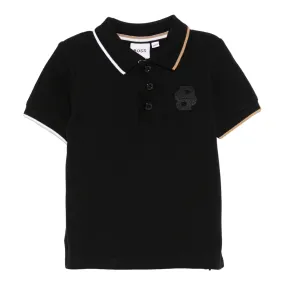 Black Logo Polo