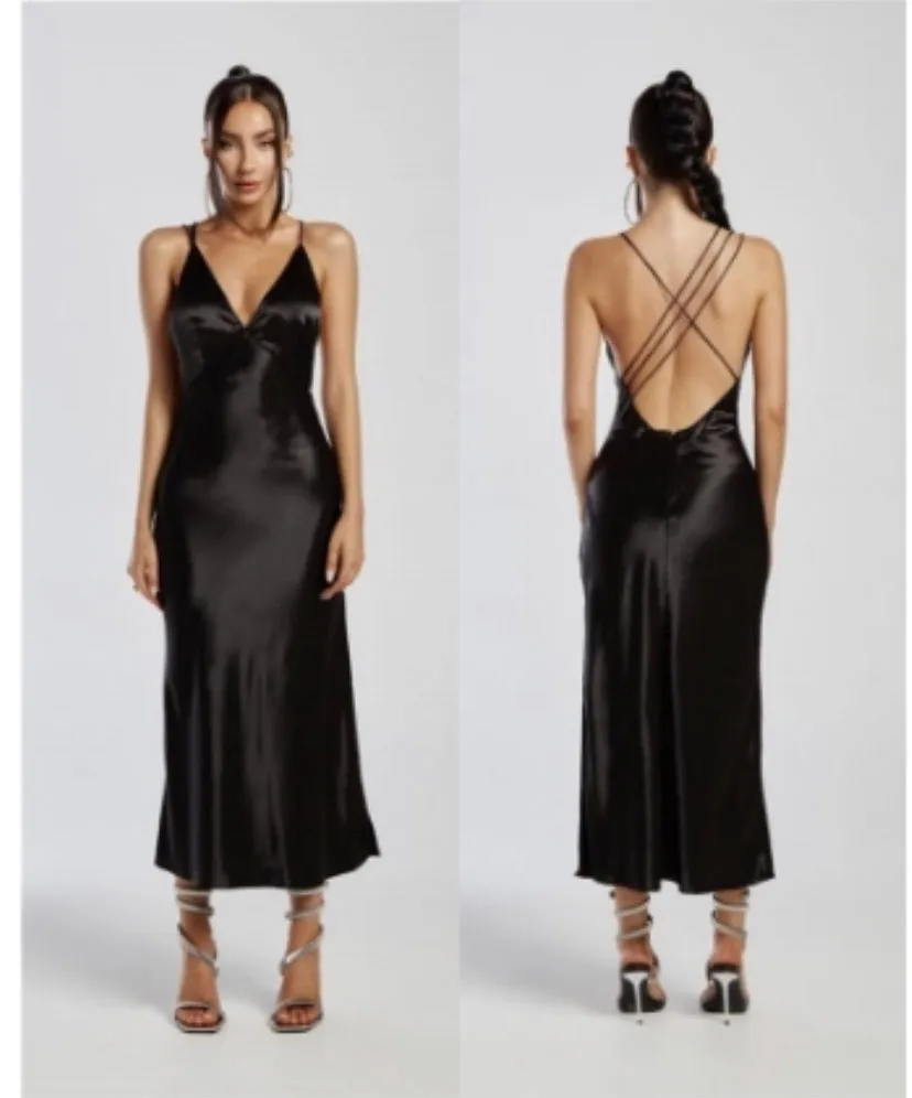 Black Slip Dress