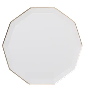 Blanc White Dinner Plates