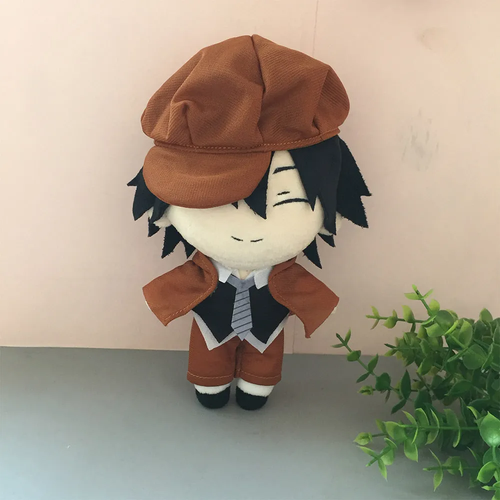 Bungou Stray Dogs 4th season Nakahara Chuuya dazai osamu Ryunosuke Akutagawa Cosplay Plush Toys Cartoon Soft Stuffed Dolls Mascot Birthday Xmas Gift