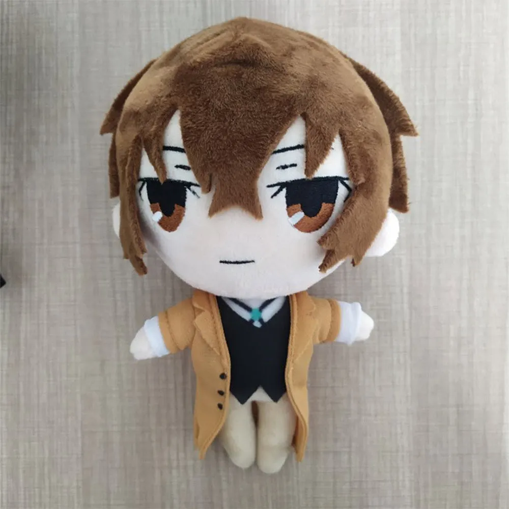 Bungou Stray Dogs 4th season Nakahara Chuuya dazai osamu Ryunosuke Akutagawa Cosplay Plush Toys Cartoon Soft Stuffed Dolls Mascot Birthday Xmas Gift