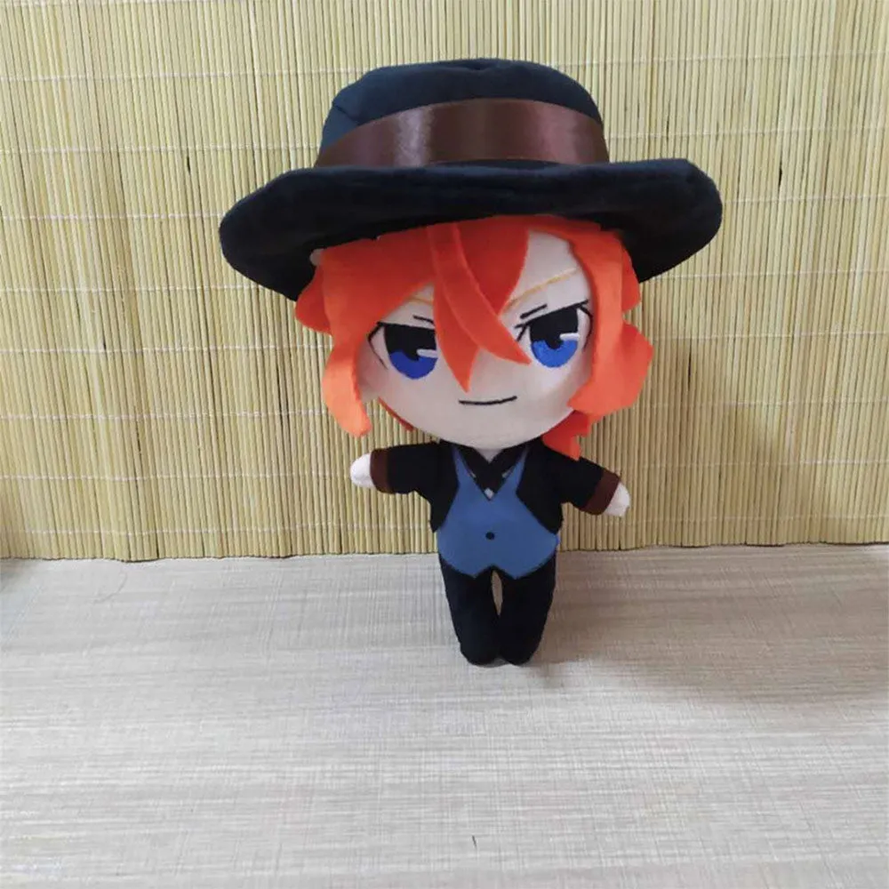 Bungou Stray Dogs 4th season Nakahara Chuuya dazai osamu Ryunosuke Akutagawa Cosplay Plush Toys Cartoon Soft Stuffed Dolls Mascot Birthday Xmas Gift