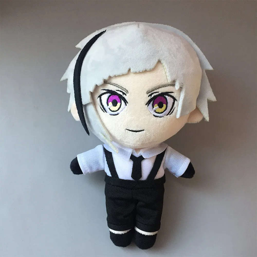 Bungou Stray Dogs 4th season Nakahara Chuuya dazai osamu Ryunosuke Akutagawa Cosplay Plush Toys Cartoon Soft Stuffed Dolls Mascot Birthday Xmas Gift