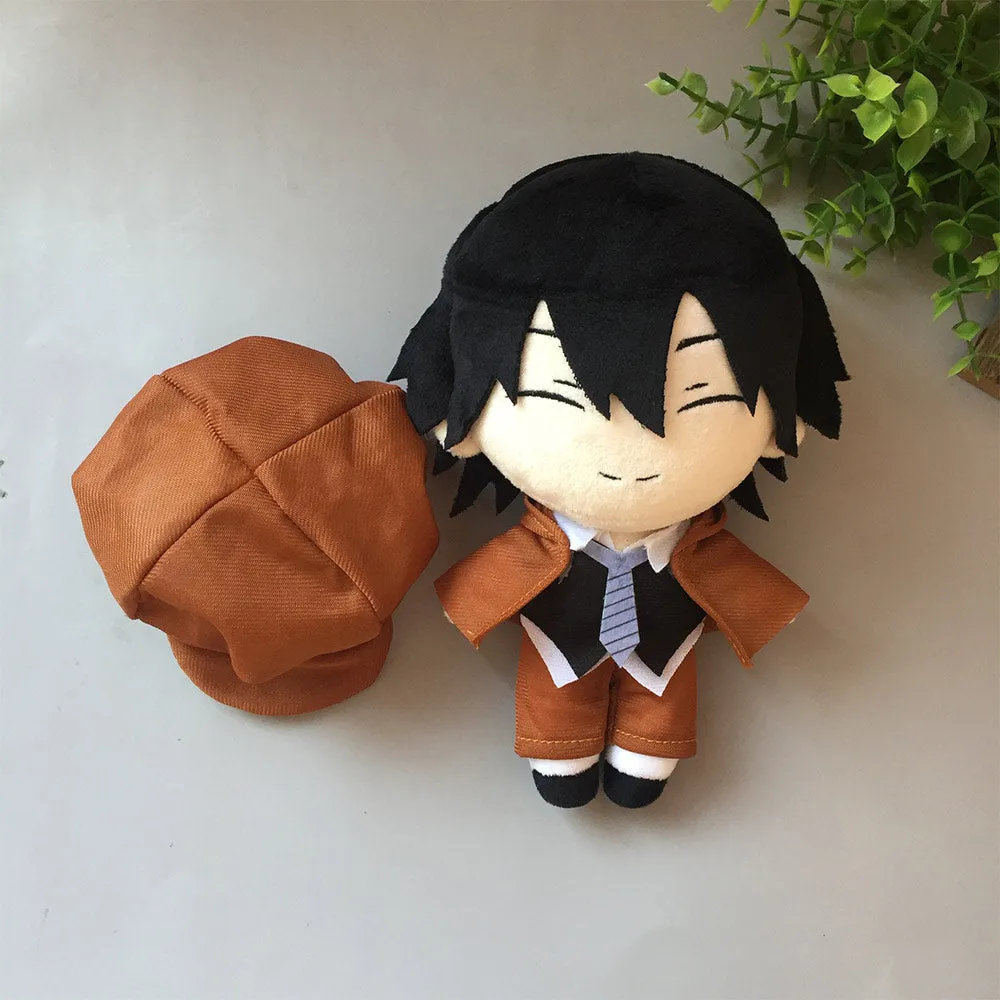 Bungou Stray Dogs 4th season Nakahara Chuuya dazai osamu Ryunosuke Akutagawa Cosplay Plush Toys Cartoon Soft Stuffed Dolls Mascot Birthday Xmas Gift