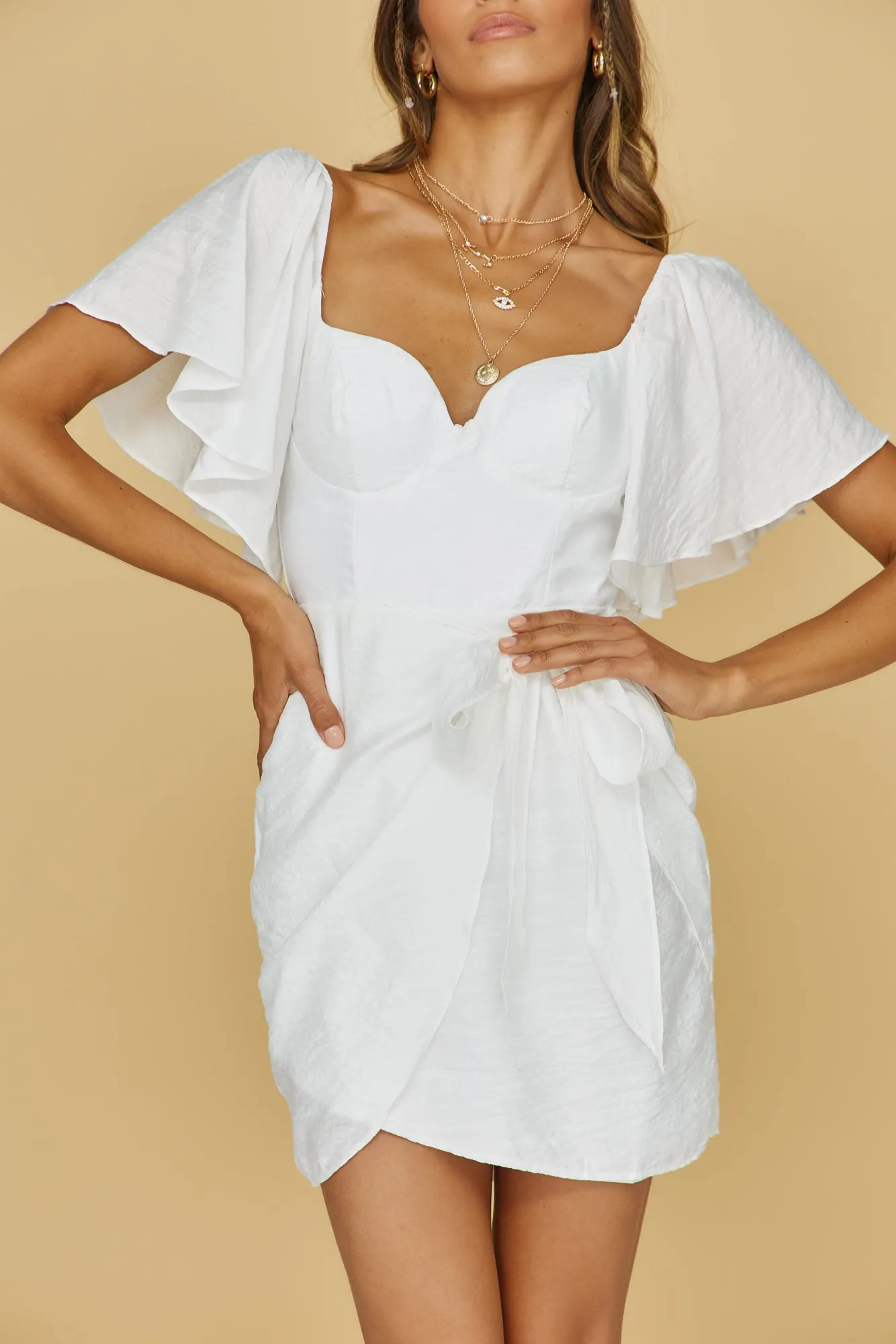 Burning Passion Dress White