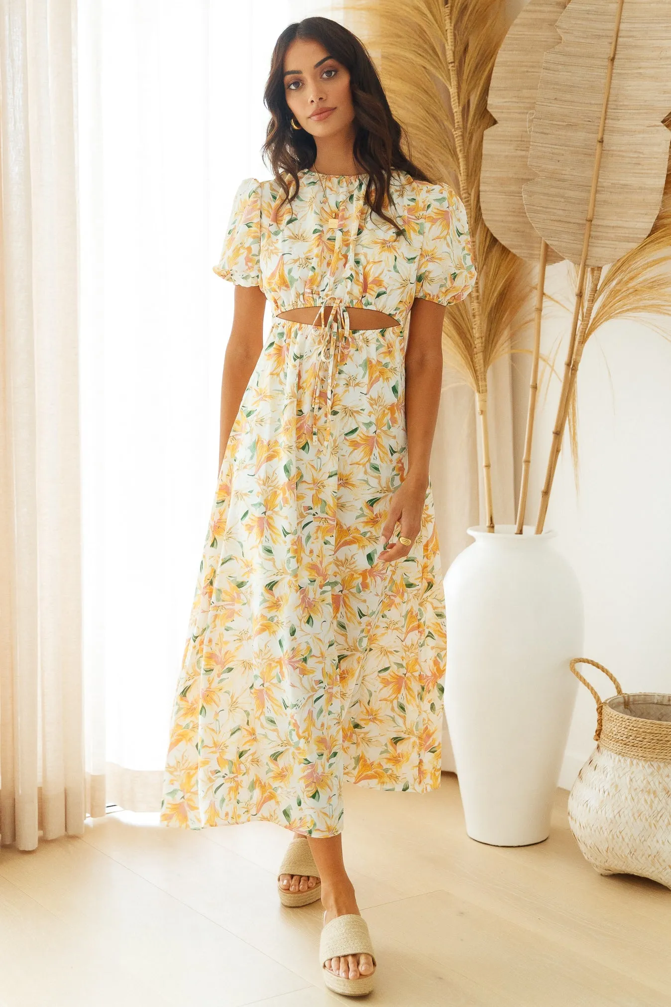 Calling My Name Maxi Dress Floral